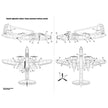 Foxbot 72-008 Decals Douglas A-20 Boston Pin-Up Nose Art and Stencils (Part III) Scale 1:72 for Aircraft Plastic Model Kit