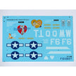 Foxbot 72-009 Decals Douglas A-20 Boston Pin-Up Nose Art and Stencils (Part IV) Scale 1:72 for Aircraft Plastic Model Kit