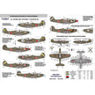 Foxbot 72-014 Decals Red Snake: Soviet Bell P-39 Airacobras Scale 1:72 for Aircraft Plastic Model Kit
