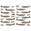 Foxbot 72-014 Decals Red Snake: Soviet Bell P-39 Airacobras Scale 1:72 for Aircraft Plastic Model Kit