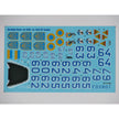 Foxbot 72-015T Decals Ukrainian Rooks: Su-25UB and Stencils Scale 1:72 for Aircraft Plastic Model Kit