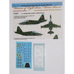 Foxbot 72-015 Decals Ukrainian Rooks: Su-25UB Scale 1:72 for Aircraft Plastic Model Kit