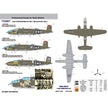 Foxbot 72-023 Decals U.S.A.F. North American B-25C/D Mitchell Pin-Up Nose Art and Stencils (Part I) Scale 1:72