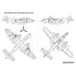 Foxbot 72-025 Decals U.S.A.F. North American B-25C/D Mitchell Pin-Up Nose Art and Stencils (Part III) Scale 1:72