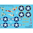 Foxbot 72-026 Decals U.S.A.F. North American B-25C/D Mitchell Pin-Up Nose Art and Stencils (Part IV) Scale 1:72