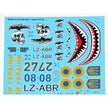Foxbot 72-028 Decal Antonov AN-26 with Teeth Scale 1:72 for Aircraft Plastic Model Kit