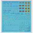 Foxbot 72-029 Decals Ukrainian Albatrosses: L-39C/M/M1 Albatros, Ukrainian Air Forces Scale 1:72
