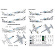 Foxbot 72-029 Decals Ukrainian Albatrosses: L-39C/M/M1 Albatros, Ukrainian Air Forces Scale 1:72