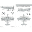Foxbot 72-031 Decals Stencils for Bell P-39 Airacobra Scale 1:72 for Aircraft Plastic Model Kit
