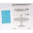 Foxbot 72-031 Decals Stencils for Bell P-39 Airacobra Scale 1:72 for Aircraft Plastic Model Kit