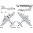 Foxbot 72-032 Decals Stencils for Boeing B-17 Flying Fortress Scale 1:72 for Aircraft Plastic Model Kit