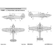 Foxbot 72-033 Decals Stencils for Hawker Hurricane Scale 1:72 for Aircraft Plastic Model Kit