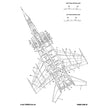 Foxbot 72-038 Decals Stencils for MiG-25 Foxbat Scale 1:72 for Aircraft Plastic Model Kit