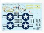 Foxbot 72-040 Decals U.S.A.F. North American B-25G/J Mitchell Late, Pin-Up Nose Art and Stencils (Part 6) Scale 1:72