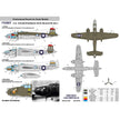 Foxbot 72-041 Decals U.S.A.F. North American B-25G/J Mitchell Late, Pin-Up Nose Art and Stencils (Part 7) Scale 1:72