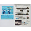 Foxbot 72-042 Decals U.S.A.F. North American B-25H/J Mitchell Late, Pin-Up Nose Art and Stencils (Part 8) Scale 1:72