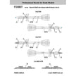 Foxbot 72-043 1:72 Decals Stencils for Soviet IR Guided Air-to-Air Missile R-27ER/ET (AA-10 Alamo) and AKU-470 Pylon (Ver.01)