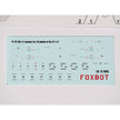 Foxbot 72-049 Decals Soviet Missile R-73 (AA-11 Archer) & 7/8 points for Su-27 Stencils Scale 1:72