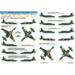 Foxbot 72-055T Decals Ukrainian Rooks: Sukhoi Su-25 Ukranian Air Forces and Stencils Scale 1:72