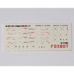 Foxbot 72-064 Decals Stencils for soviet air-to-surface missile Kh-29L/T (AS-14 Kedge) and APU-58-1 Scale 1:72