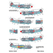 Foxbot 72-070 Decals Soviet interceptors Lavochkin fighters at war: LaGG-3, La-5/5F/5FN and La-7 Scale 1:72