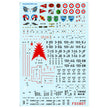 Foxbot 72-072 Decals Dassault Mirage 2000D and Stencils Scale 1:72 for Aircraft Plastic Model Kit