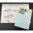 Foxbot 72-075 Decals Stencils for Su-27S/P & Su-27UB/UBM-1 Ukrainian Air Forces Scale 1:72 for Aircraft Plastic Model Kit