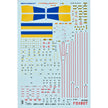 Foxbot 72-075 Decals Stencils for Su-27S/P & Su-27UB/UBM-1 Ukrainian Air Forces Scale 1:72 for Aircraft Plastic Model Kit