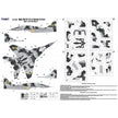 Foxbot FM 32-002 Masks for digital camouflage of MiG-29 9-13 Ukrainian Air Forces Scale 1:32 for Aircraft Plastic Model Kit