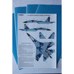 Foxbot FM 32-003 Masks for digital camouflage of Su-27 Ukrainian Air Force Scale 1:32 for Aircraft Plastic Model Kit