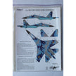 Foxbot FM 32-004 Masks for digital camouflage of Su-27UB Ukrainian Air Force Scale 1:32 for Aircraft Plastic Model Kit