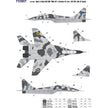 Foxbot FM 32-005 Masks for digital camouflage of MiG-29UB Ukrainian Air Force (White 90) Scale 1:32