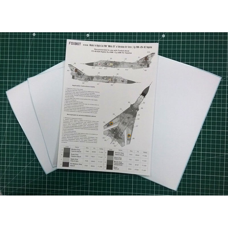 Foxbot FM 48-005 Masks for digital camouflage of Su-24M 