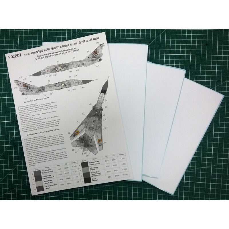 Foxbot FM 48-006 Masks for digital camouflage of Su-24M 