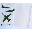 Foxbot FM 48-012 Masks for clover camouflage of Su-25UB Blue 60, Ukranian Air Forces Scale 1:48