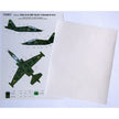 Foxbot FM 48-013 Masks for clover camouflage of Su-25UB Blue 65, Ukranian Air Forces Scale 1:48