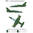 Foxbot FM 48-015 Masks pixel camouflage for L-39M1 “Blue 79” Ukrainian Air Force Scale 1:48 for Aircraft Plastic Model Kit