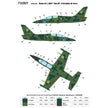 Foxbot FM 48-016 Masks camouflage for L-39M1 “Blue 80” Ukrainian Air Force Scale 1:48 for Aircraft Plastic Model Kit