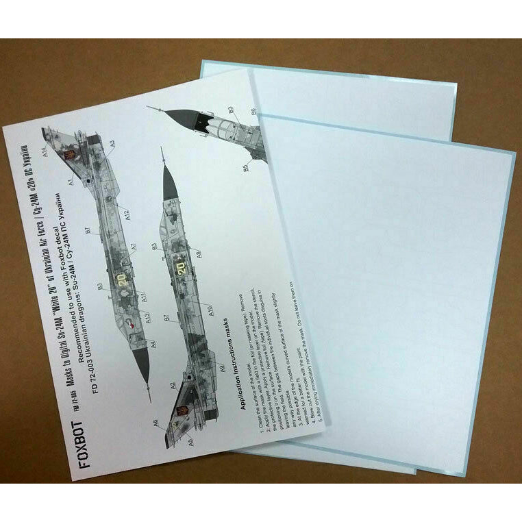 Foxbot FM 72-005 Masks for digital camouflage of Su-24M 