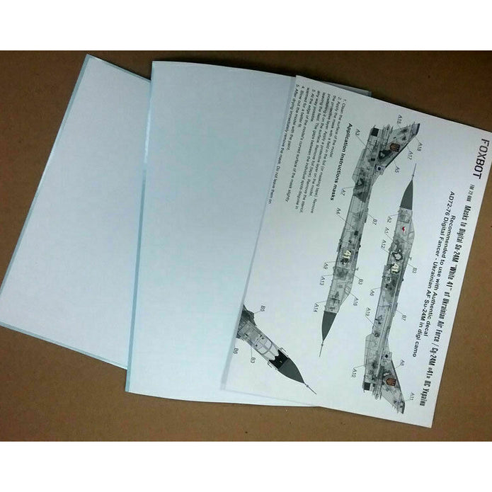 Foxbot FM 72-006 Masks for digital camouflage of Su-24M "White 41" Ukrainian Air Force Scale 1:72