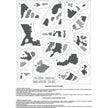 Foxbot FM 72-008 Masks for digital camouflage of MiG-29UB Ukrainian Air Force Scale 1:72 for Aircraft Plastic Model Kit