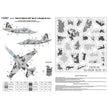 Foxbot FM 72-011 Masks for digital camouflage of Su-25UB Blue 67, Ukranian Air Forces Scale 1:72