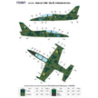 Foxbot FM 72-016 Masks camouflage for L-39M1 “Blue 80” Ukrainian Air Force Scale 1:72 for Aircraft Plastic Model Kit
