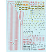 Foxbot 48-095T Decals Su-27 and Su-27UB Ukrainian Air Forces, with Geometric Camouflage and Stencils Scale 1:48