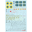 Foxbot 72-080T Decals Sukhoi Su-24M/MR, Digital dragons, Ukrainian Air Force with Stencils Scale 1:72