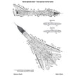 Foxbot 72-080T Decals Sukhoi Su-24M/MR, Digital dragons, Ukrainian Air Force with Stencils Scale 1:72