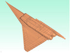 ICM 14402 Plastic aircraft model kit Scale 1:144 Tupolev Tu-144D Soviet airliner