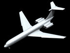ICM 14405 Plastic aircraft model kit Scale 1:144 Ilyushin-62M Soviet airliner