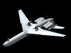 ICM 14405 Plastic aircraft model kit Scale 1:144 Ilyushin-62M Soviet airliner