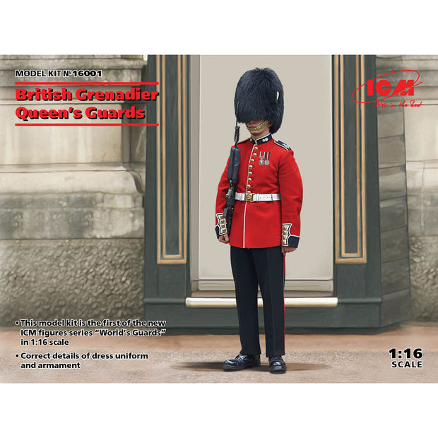 ICM 16001 Plastic model figures kit Scale 1:16 British Grenadier Queen’s Guards